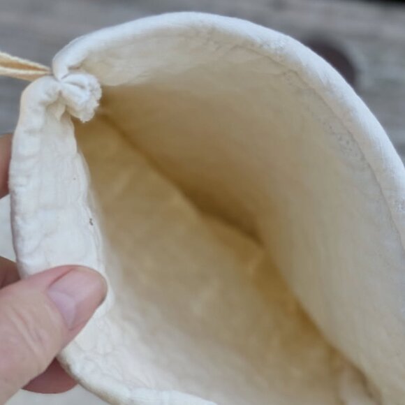 Christmas Stocking Made From Vintage Quilt - Picture 5 of 6